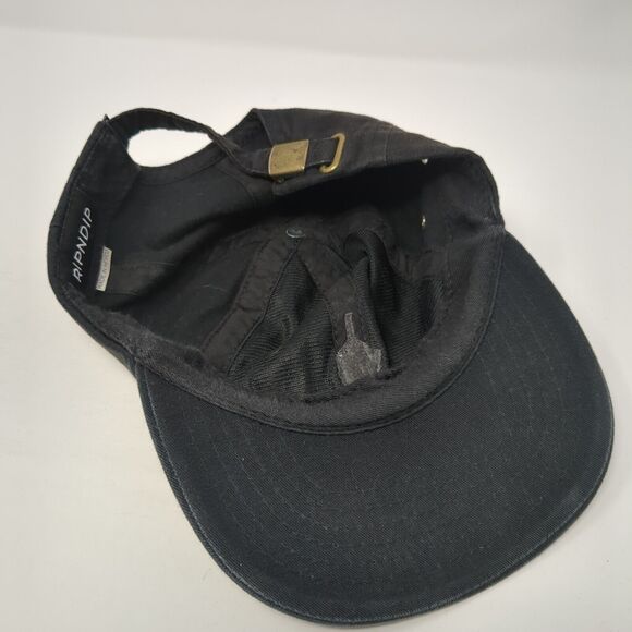 RIPNDIP Baseball Cap Black One Size Adjustable Embroidered Vented Holes 6 Panel - Picture 6 of 9